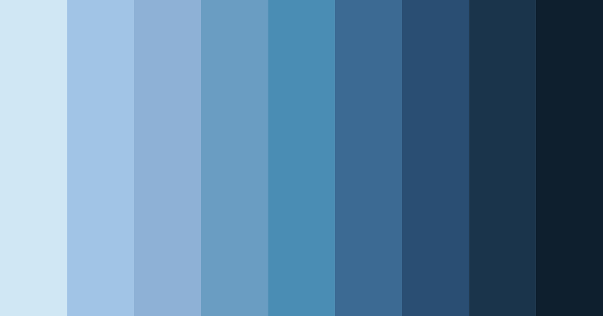 Download blue droid color palette PNG image (landscape)
