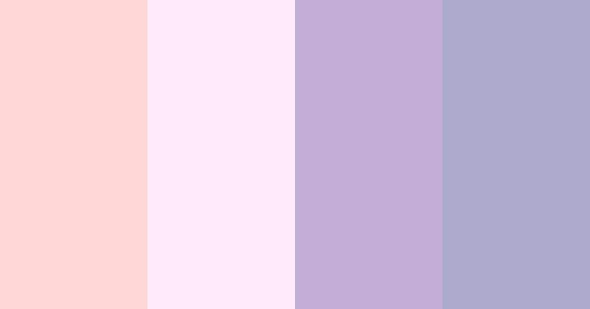 Download cotton candy dawn color palette PNG image (landscape)