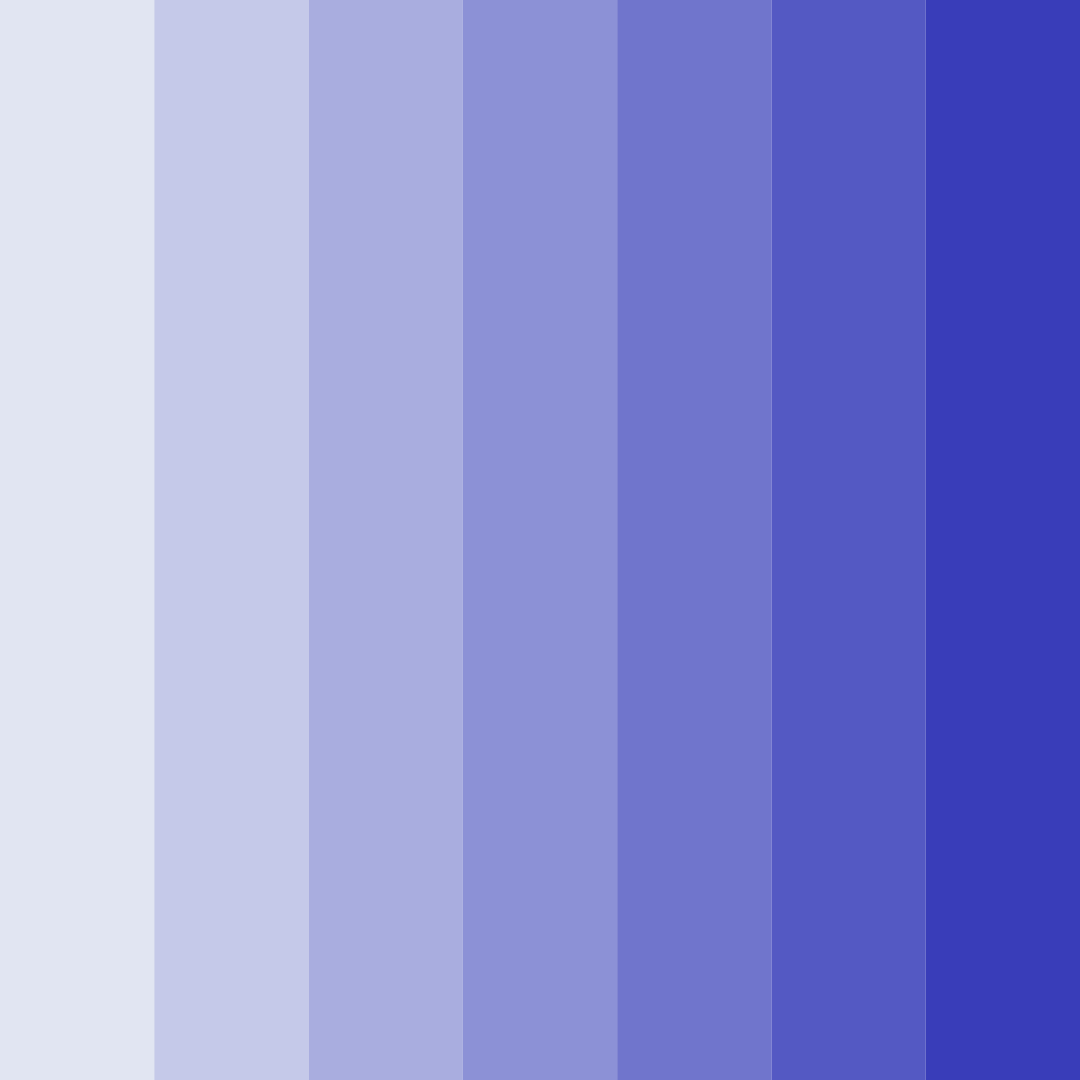 Download serene twilight color palette PNG image (square)