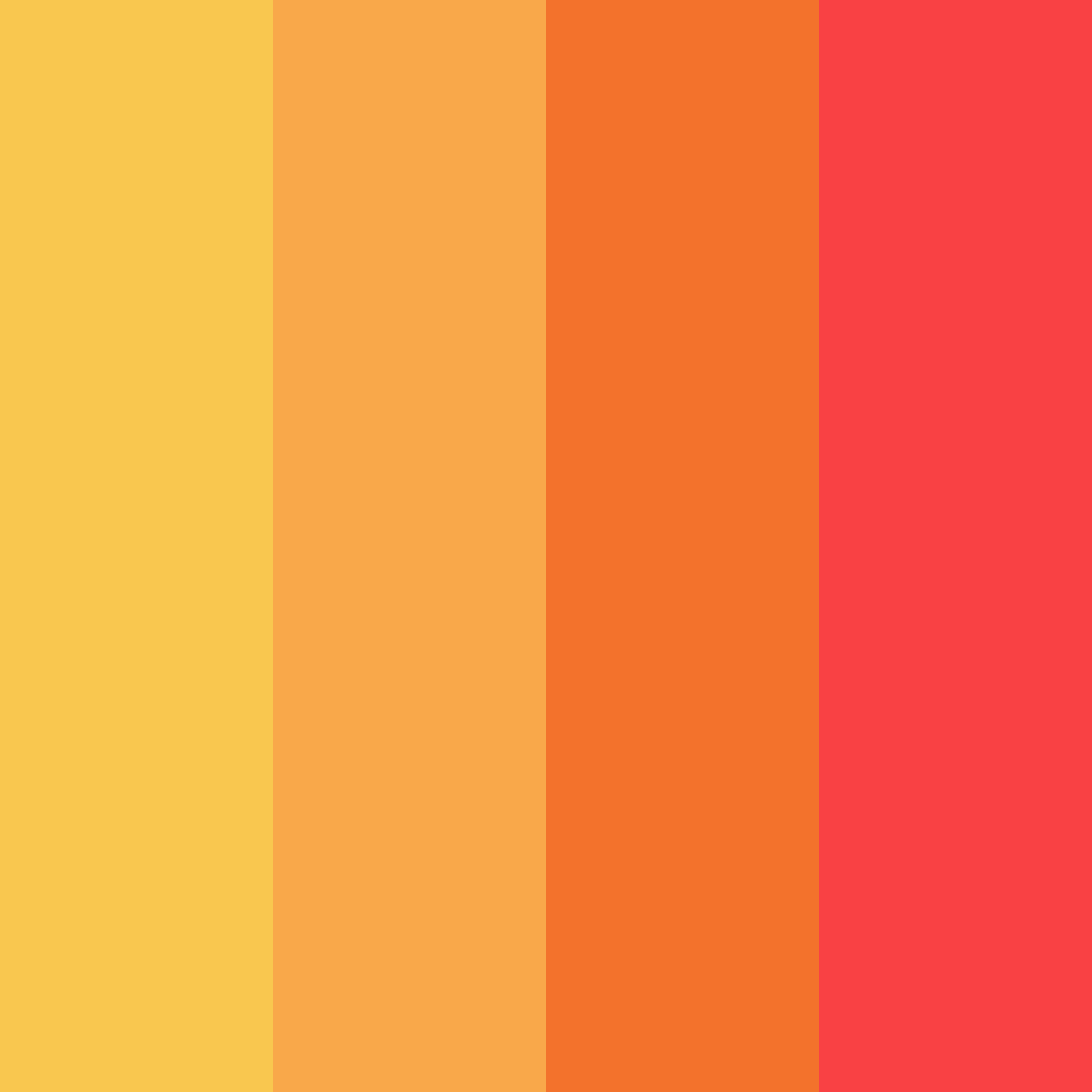 Download bold yellow color palette PNG image (square)