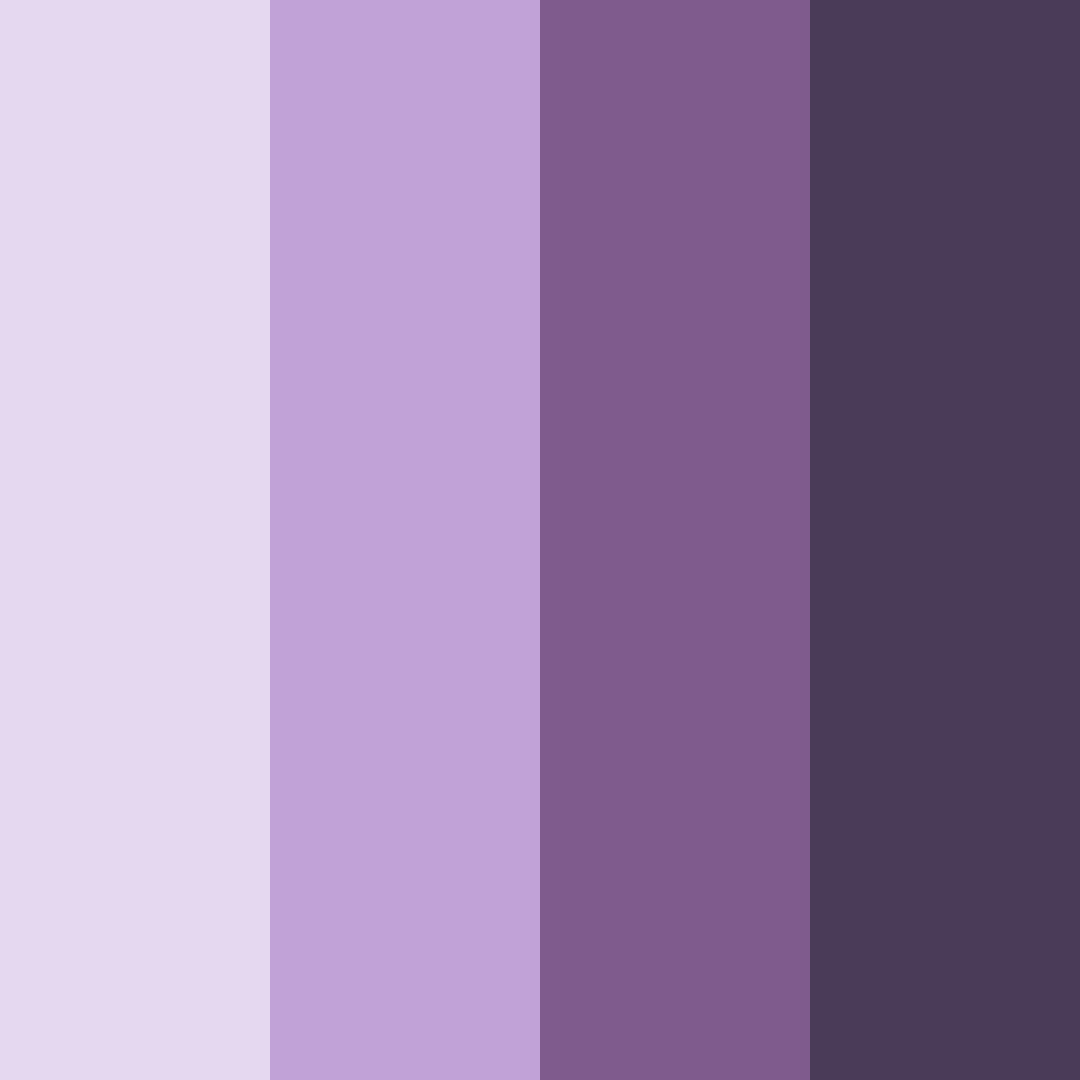 Download elegant purple green color palette PNG image (square)