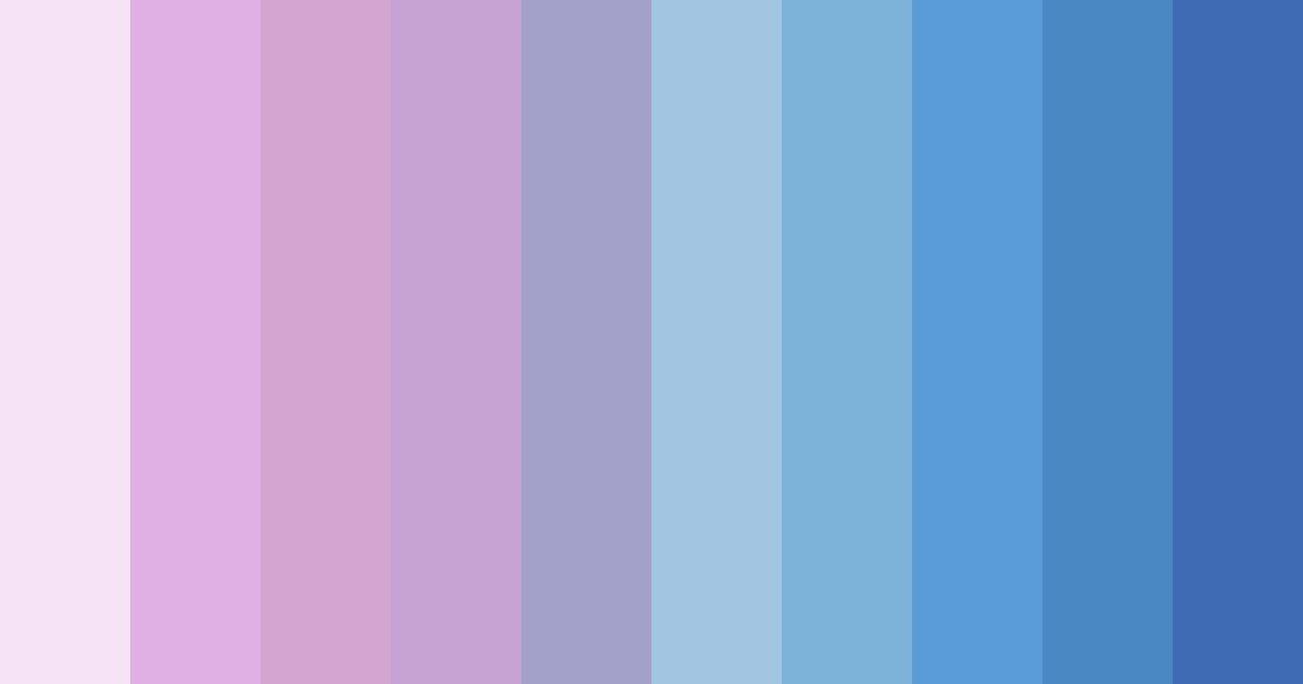 Download pastel purple blue color palette PNG image (landscape)