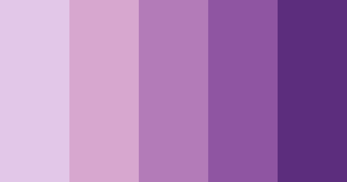 Download enchanted amethyst color palette PNG image (landscape)