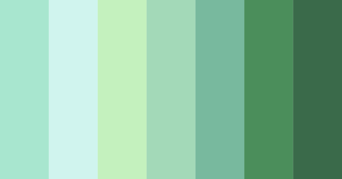 Download verdant harmony color palette PNG image (landscape)