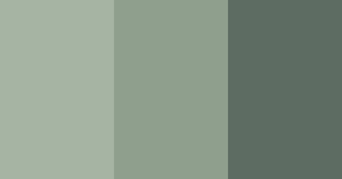 Download muted green color palette PNG image (landscape)
