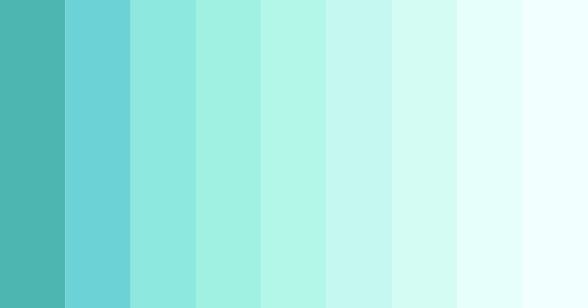 Download teal breeze color palette PNG image (landscape)