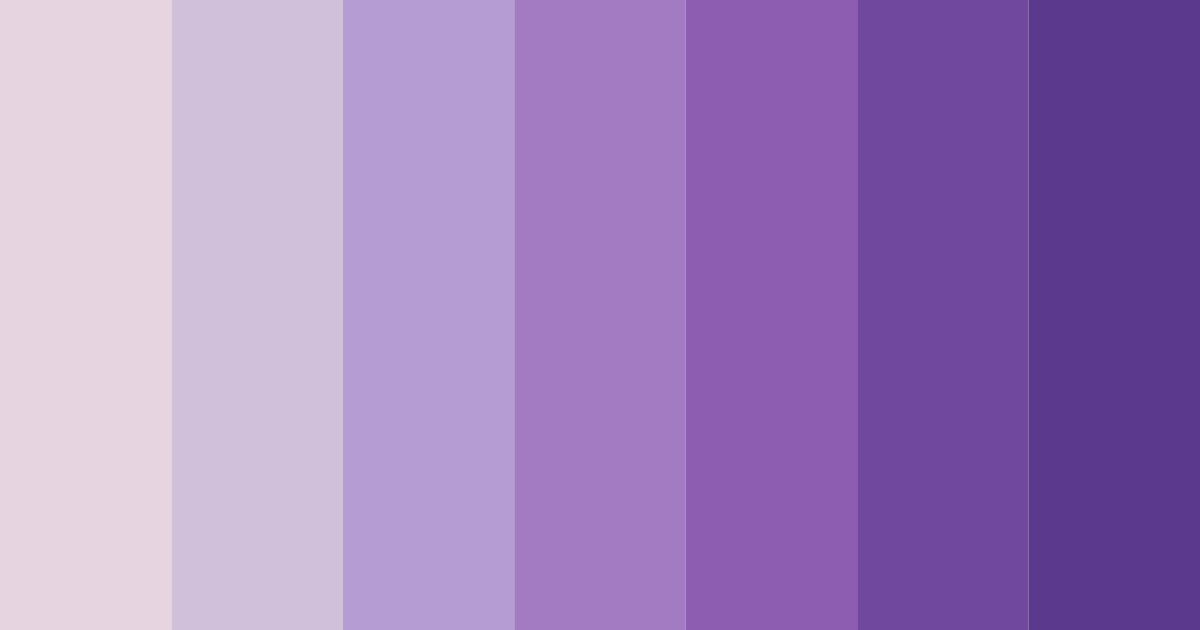 Download whimsical lavender dreams color palette PNG image (landscape)