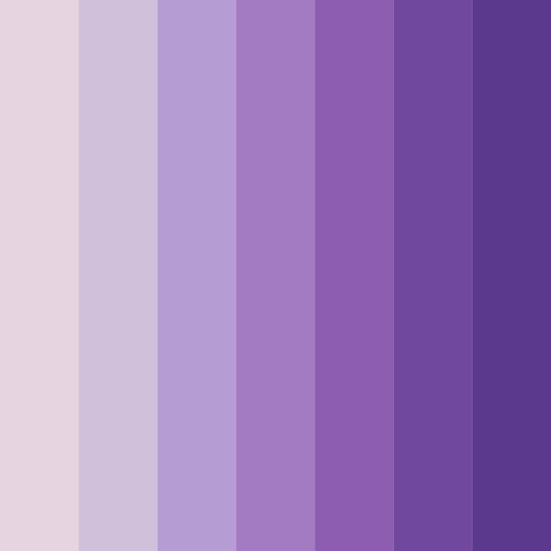 Download whimsical lavender dreams color palette PNG image (square)