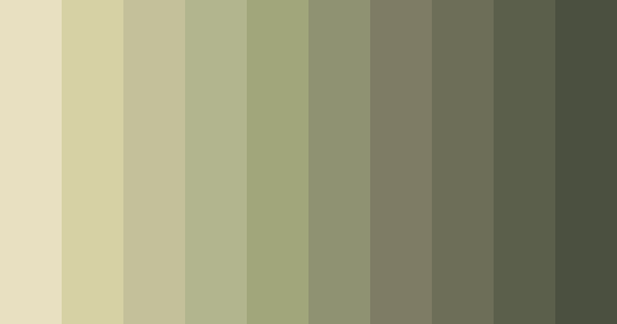 Download shades of beige color palette PNG image (landscape)