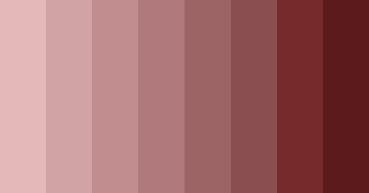 Download dusky rosewood color palette PNG image (landscape)
