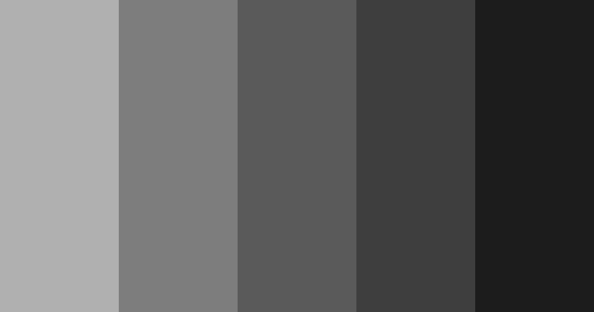 Download charcoal shades color palette PNG image (landscape)
