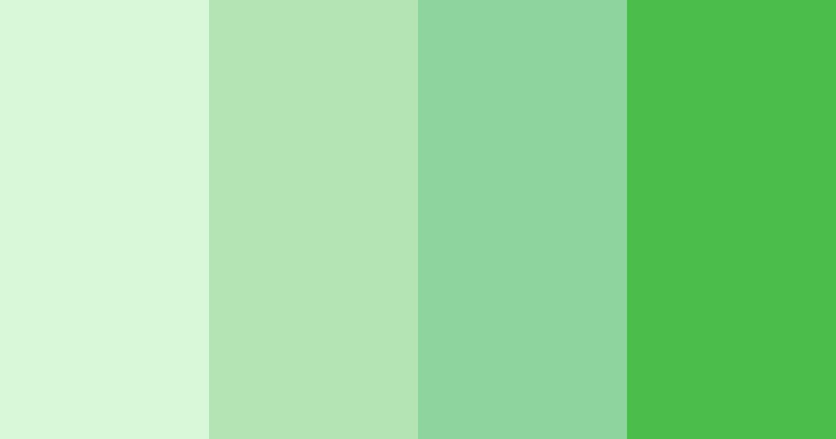 Download lush embrace color palette PNG image (landscape)