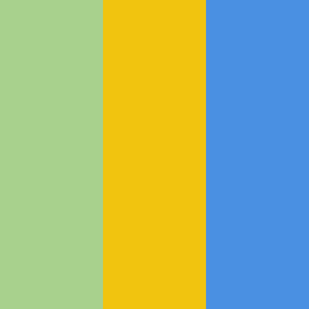 Download cool blue green color palette PNG image (square)