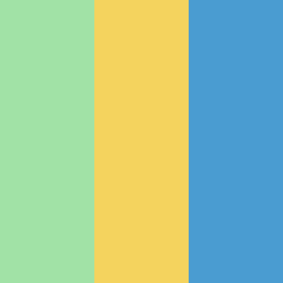 Download fresh green breeze color palette PNG image (square)