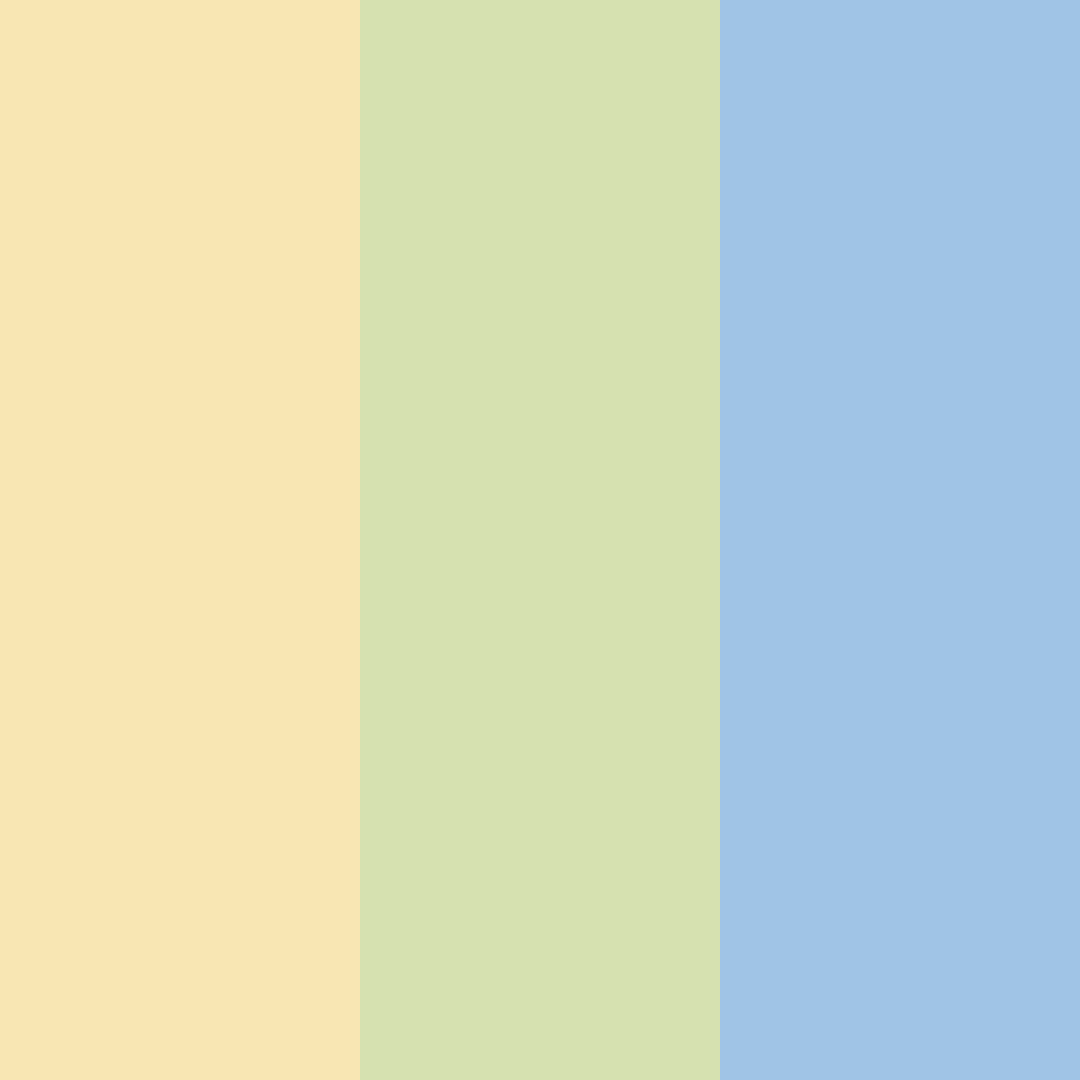 Download sky blue dream color palette PNG image (square)