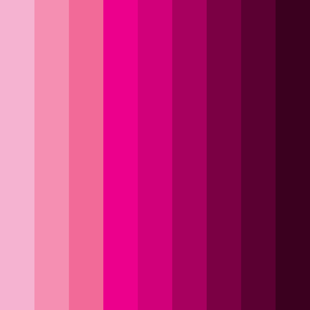 Download pink passion color palette PNG image (square)
