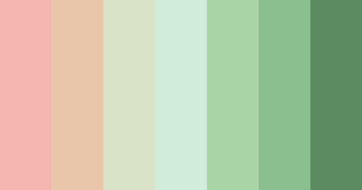 Download berry green bliss color palette PNG image (landscape)