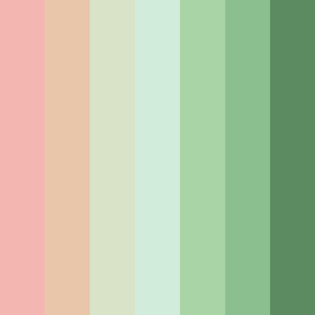 Download berry green bliss color palette PNG image (square)