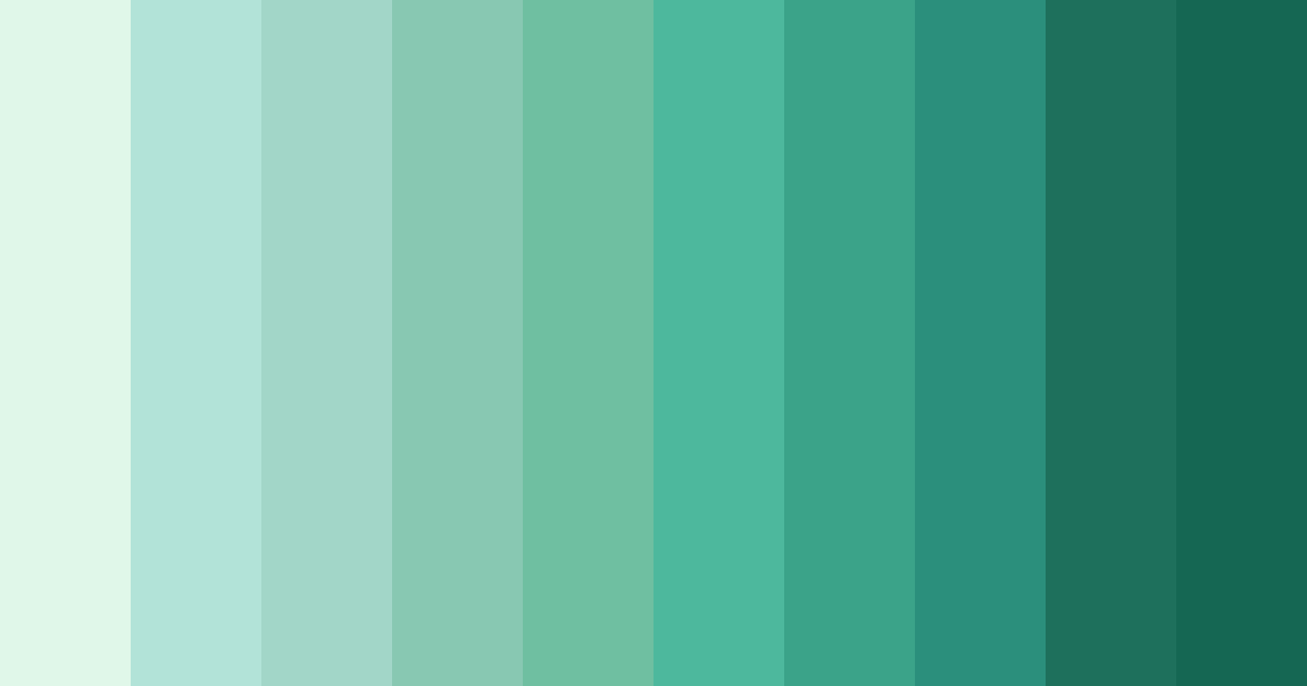 Download whispering greens color palette PNG image (landscape)