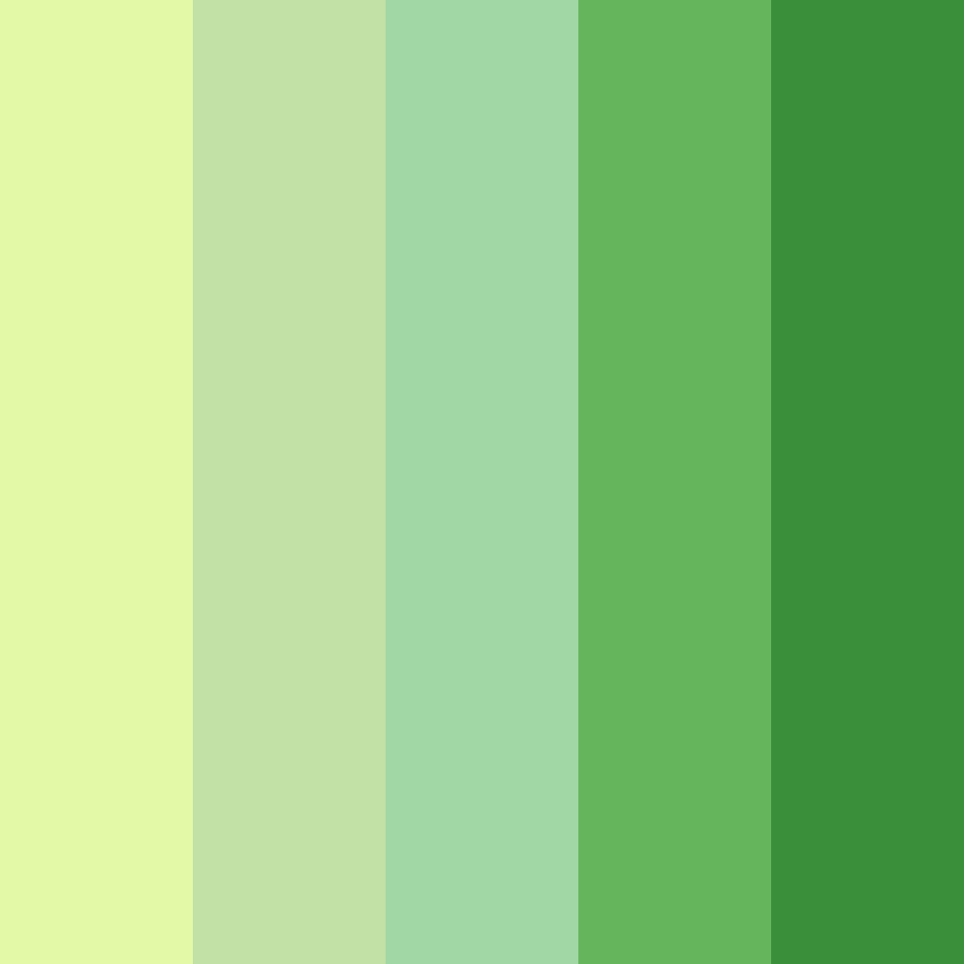 Download meadow bliss color palette PNG image (square)