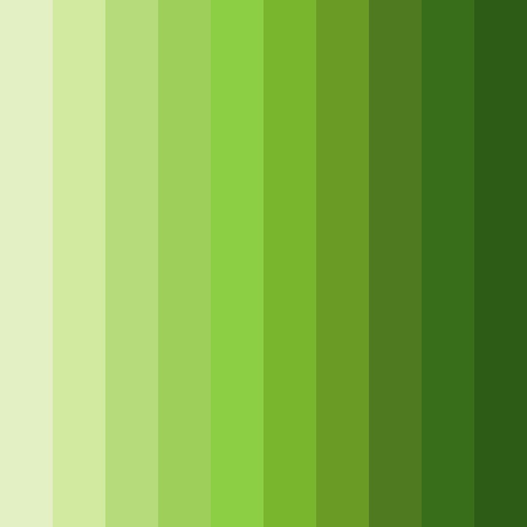 Download green pasture color palette PNG image (square)
