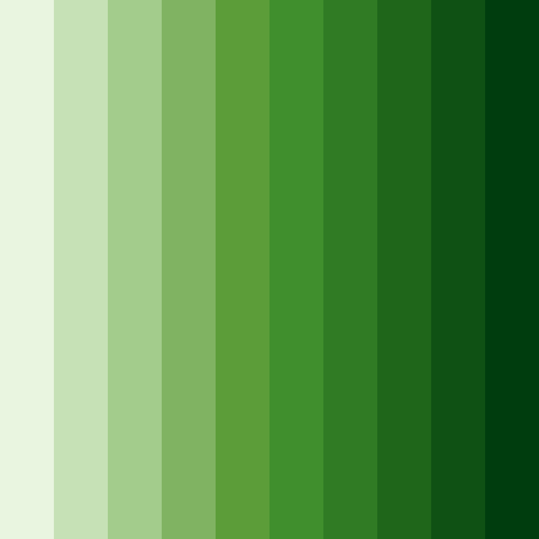 Download soft green color palette PNG image (square)