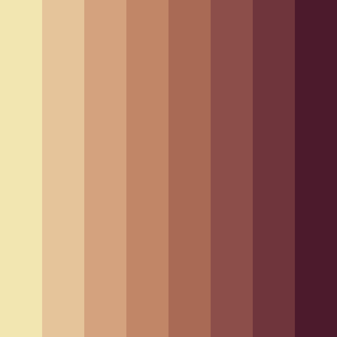 Download sunset embrace color palette PNG image (square)