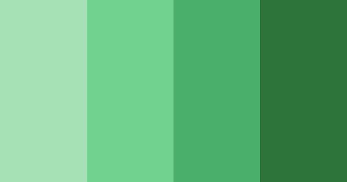 Download whispers of the greenwood color palette PNG image (landscape)