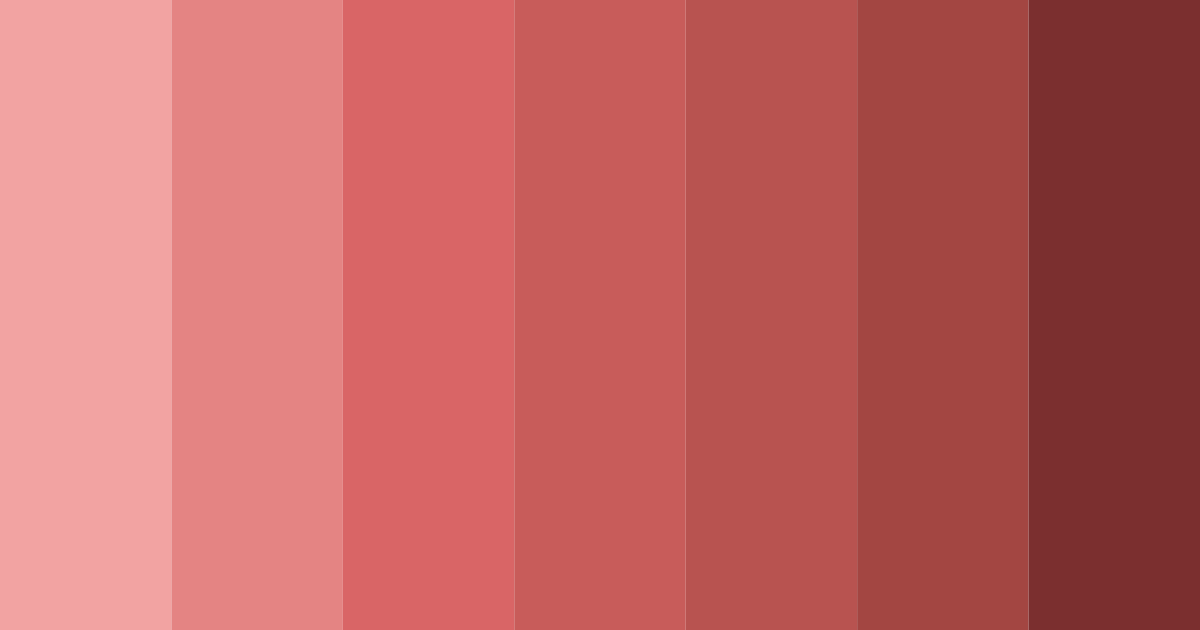 Download shades of red color palette PNG image (landscape)