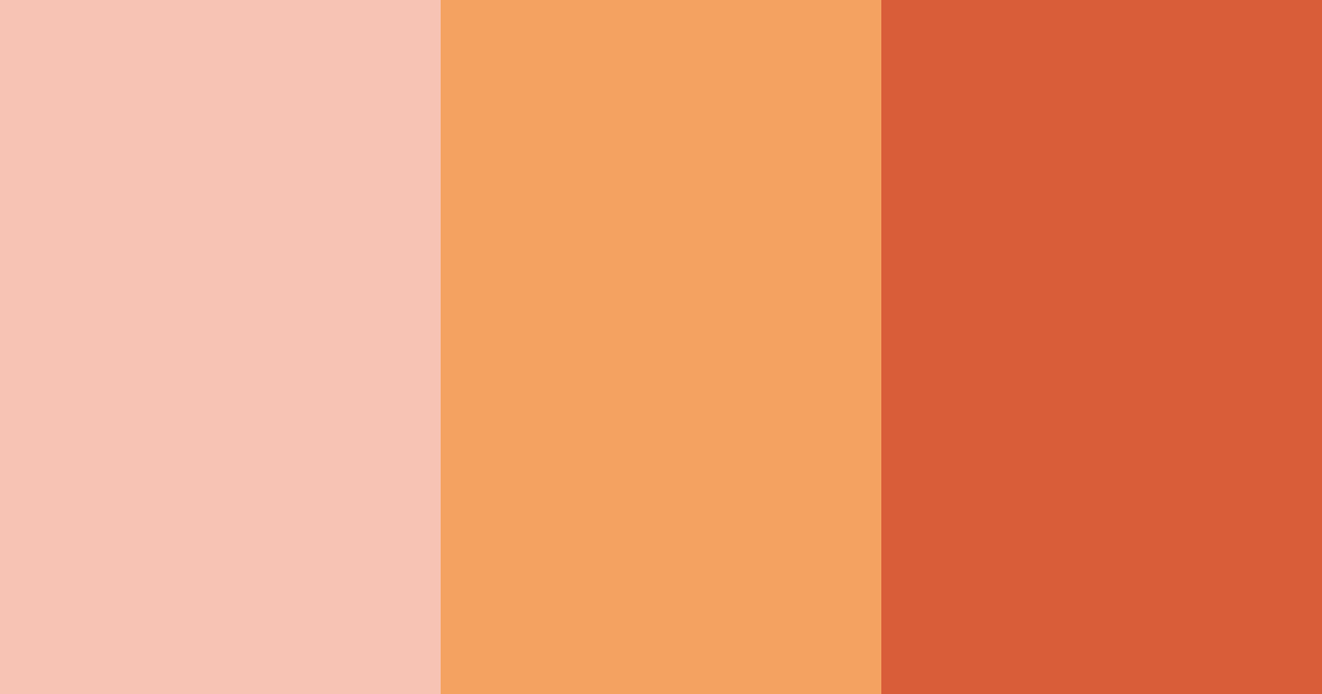 Download warm coral color palette PNG image (landscape)