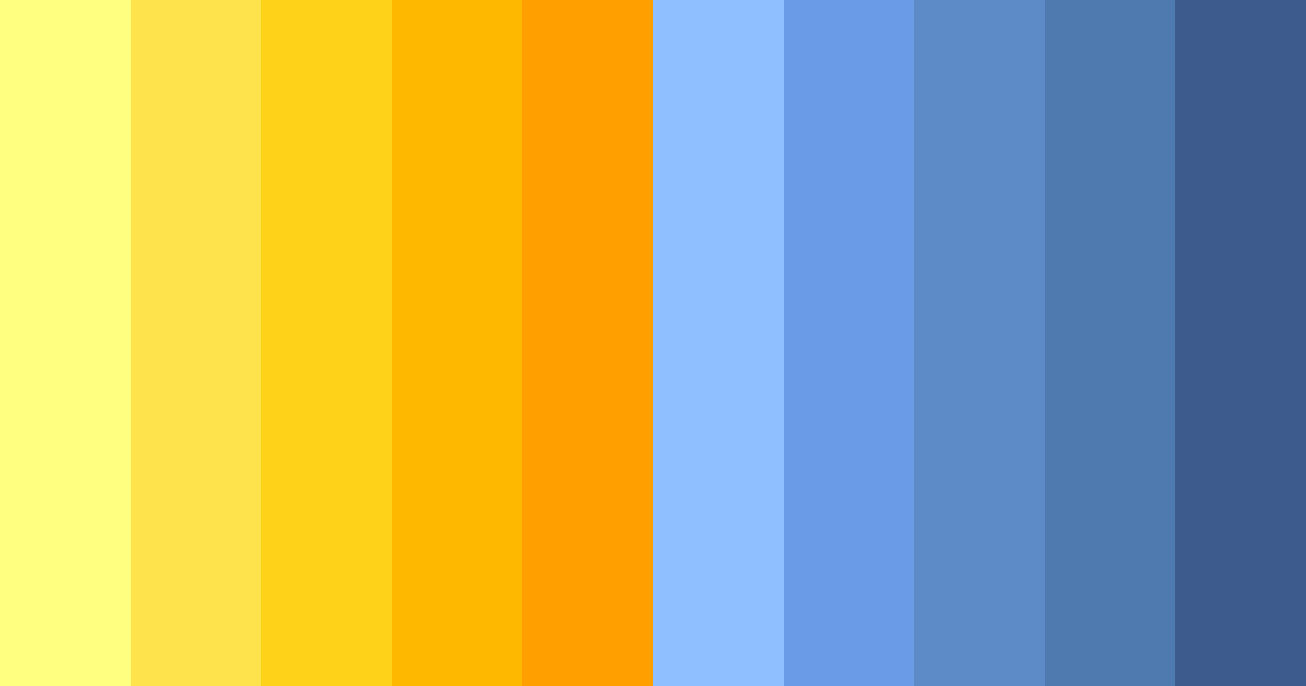 Download sunny sky serenade color palette PNG image (landscape)