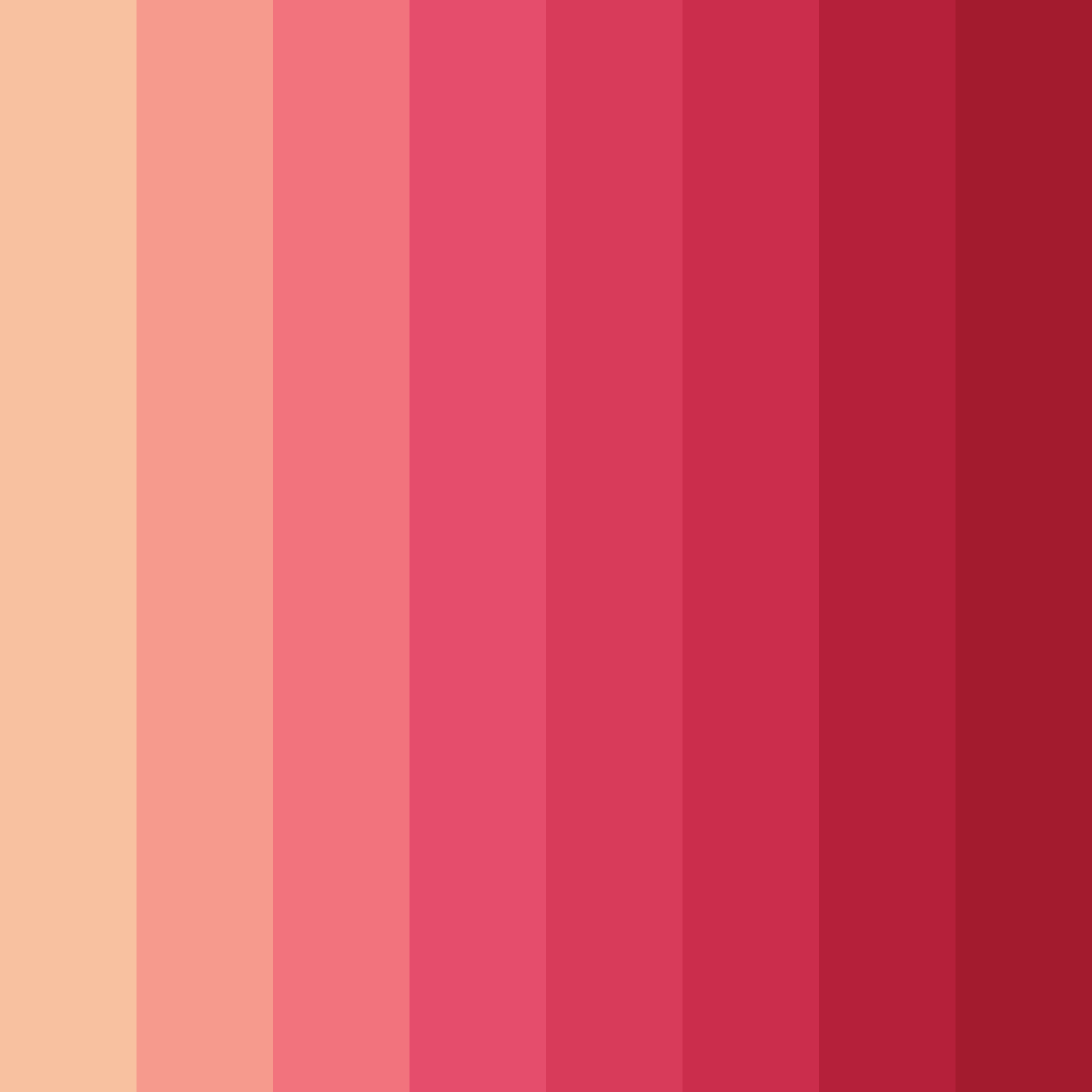 Download sunset sorbet color palette PNG image (square)