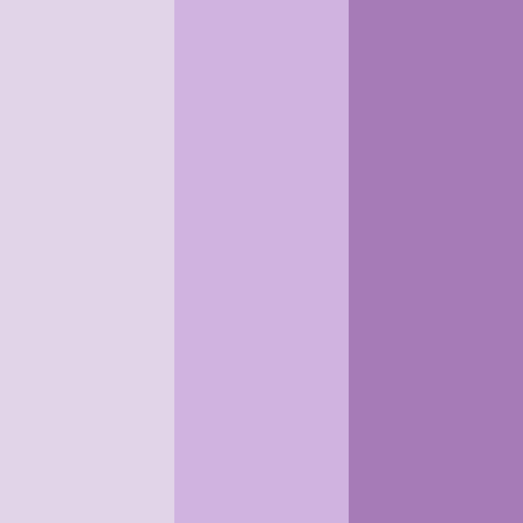 Download soft lavender shades color palette PNG image (square)