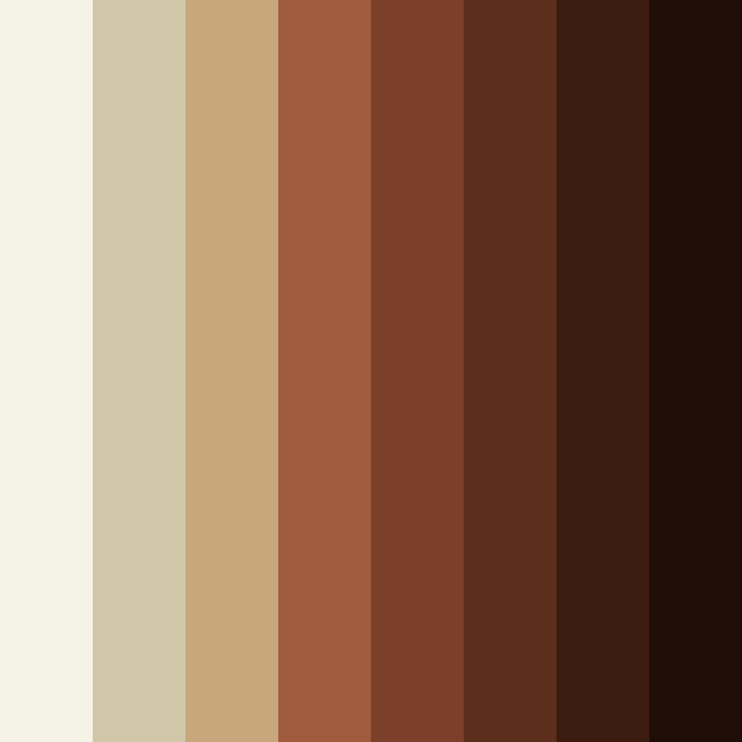 Download brown autumnforest color palette PNG image (square)