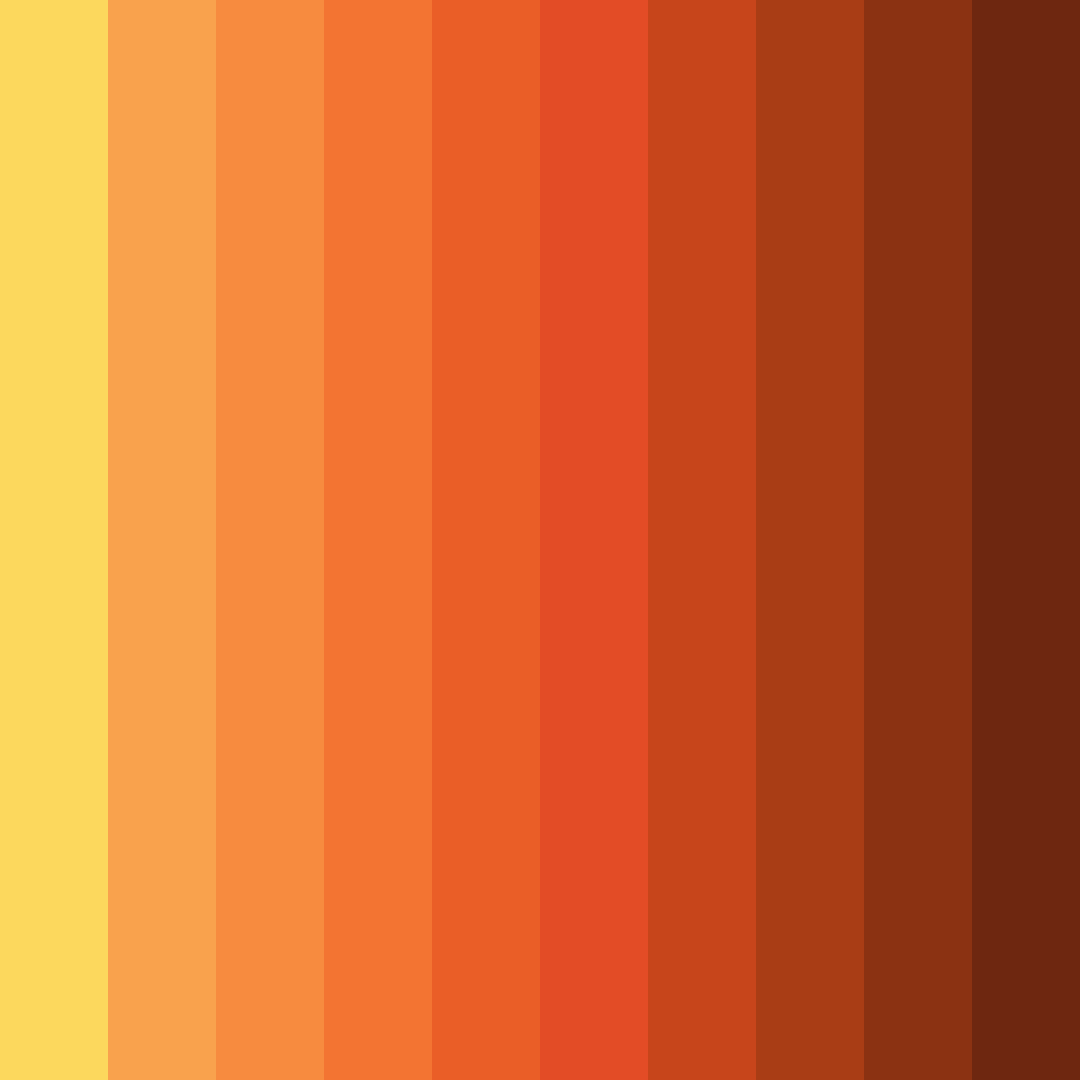 Download sunset whiskers color palette PNG image (square)