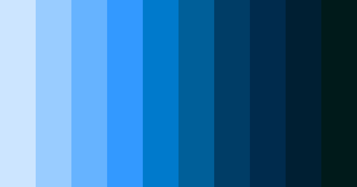Download azure gaze color palette PNG image (landscape)