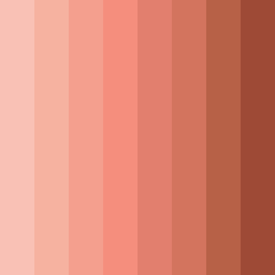 Download blush sunset serenade color palette PNG image (square)