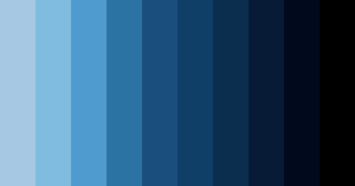 Download dark blue night sky color palette PNG image (landscape)