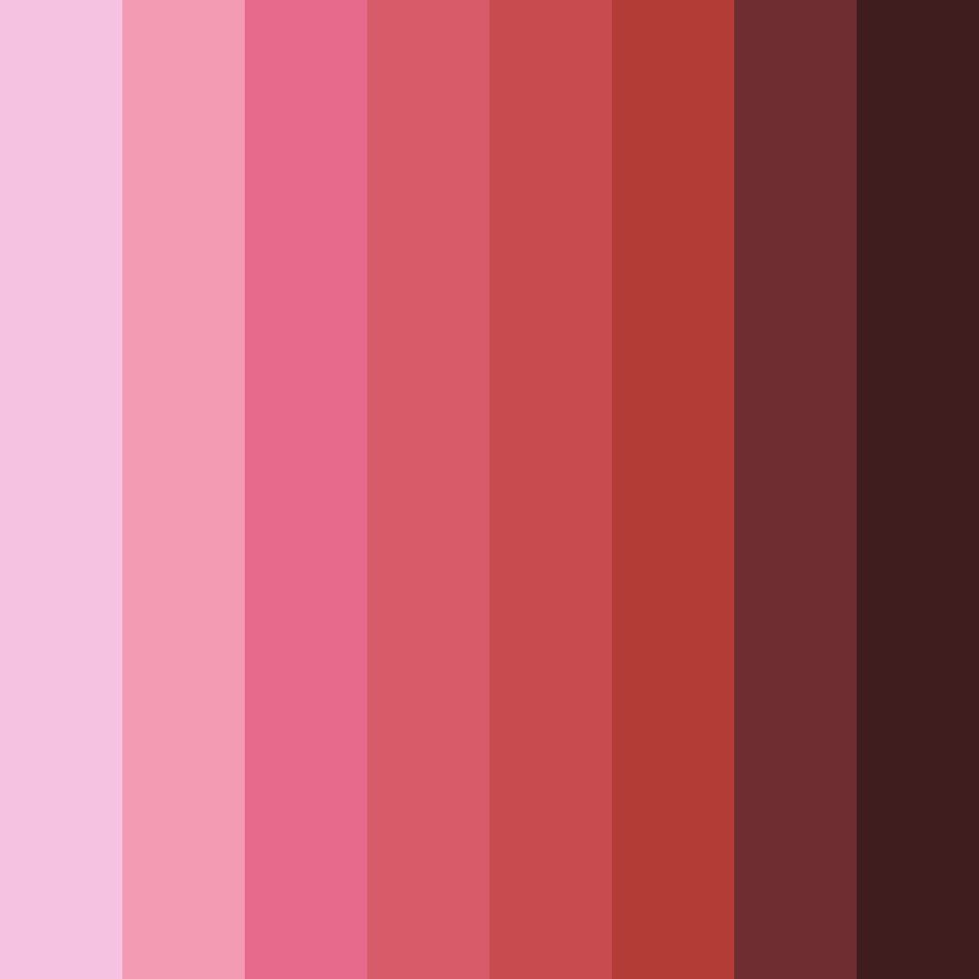 Download blush and burgundy dream color palette PNG image (square)