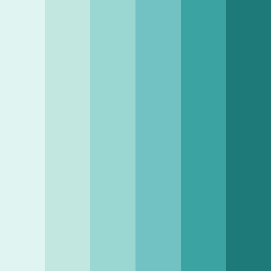 Download oceanic serenity color palette PNG image (square)