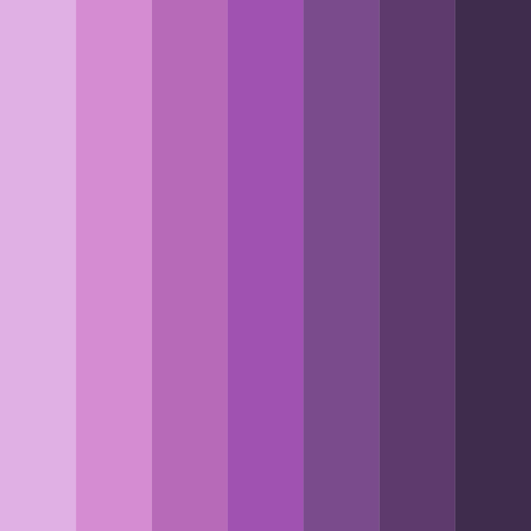 Download dreamy lilac reverie color palette PNG image (square)