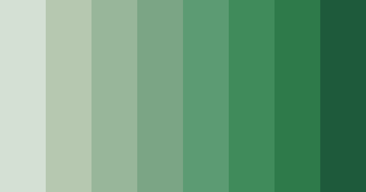 Download muted green color palette PNG image (landscape)