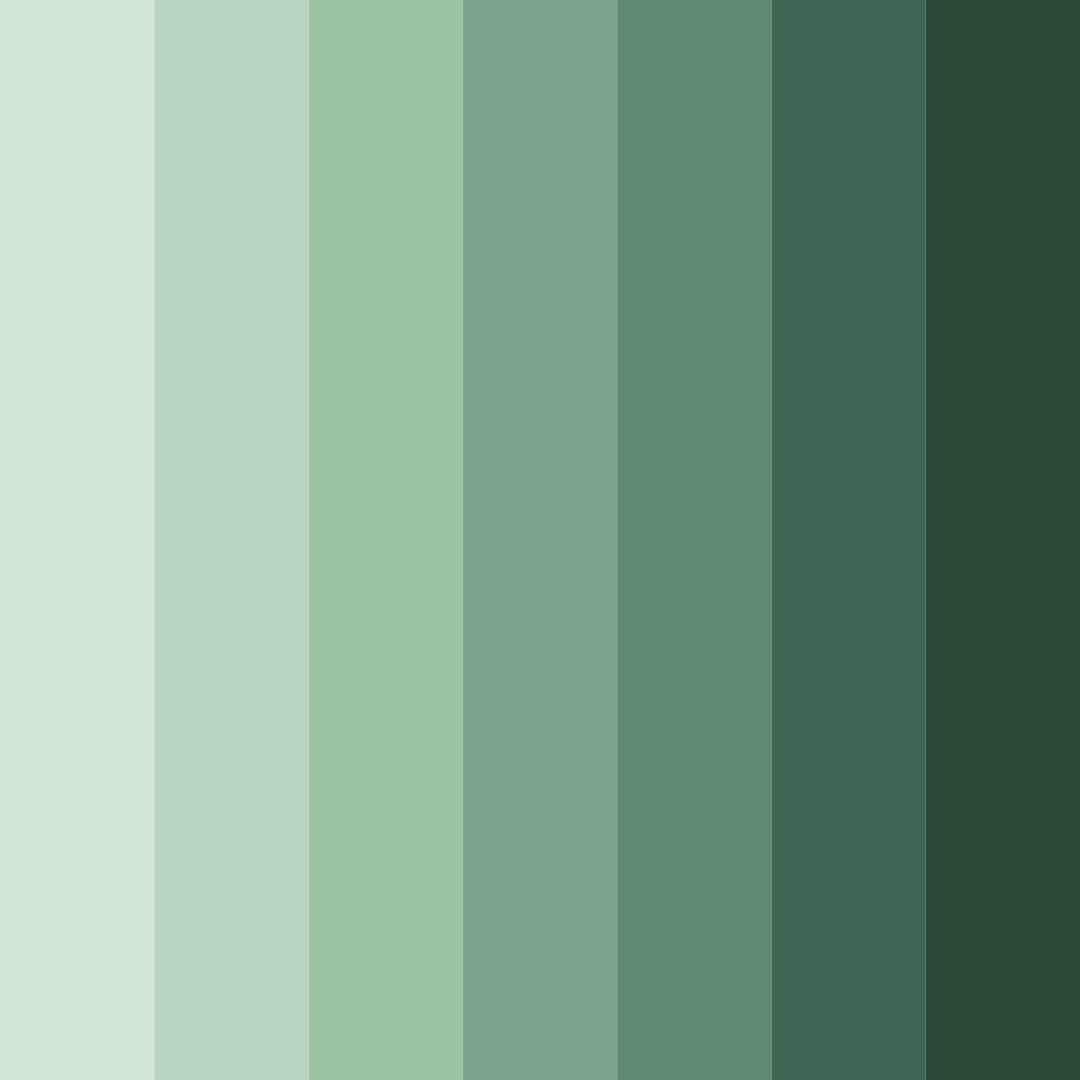 Download whispering sage color palette PNG image (square)