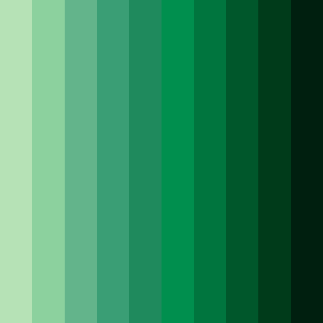 Download emerald to scarlet harmony color palette PNG image (square)