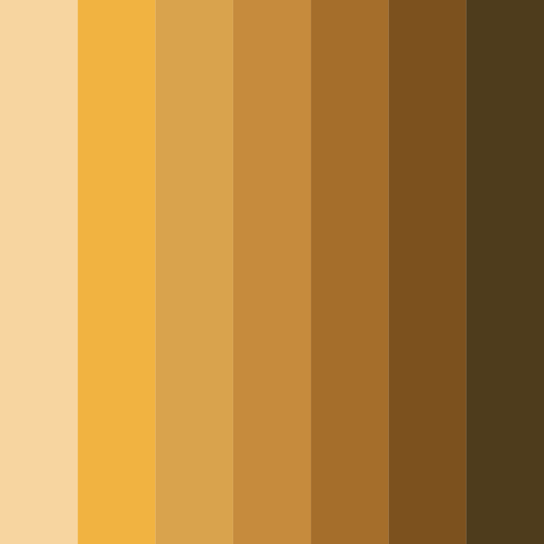 Download amber oasis color palette PNG image (square)