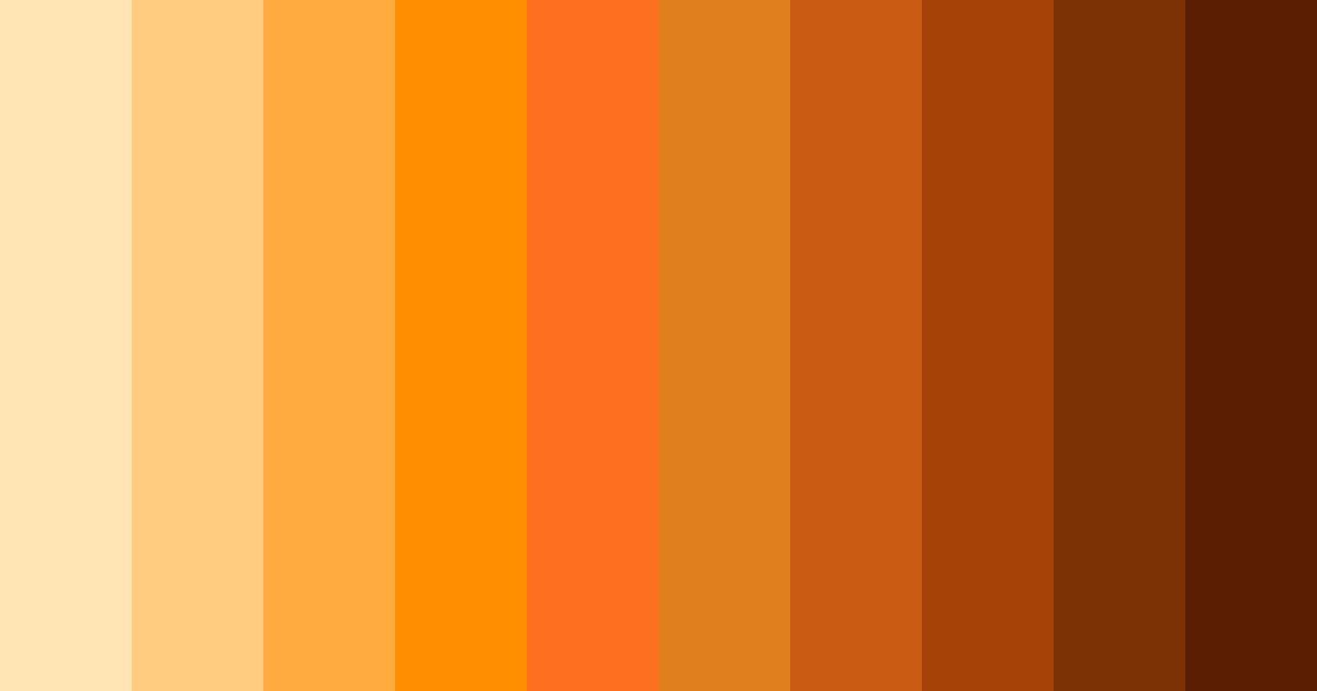 Download sunny delight gathering color palette PNG image (landscape)