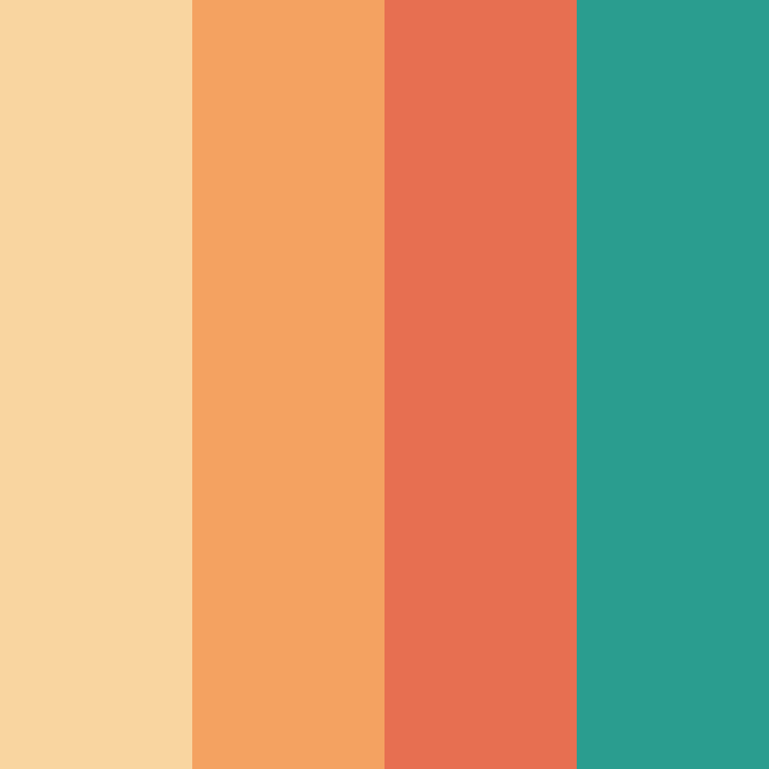 Download warm earth color palette PNG image (square)