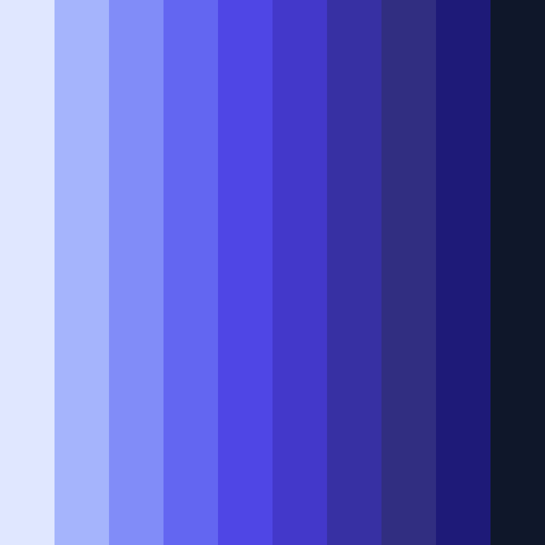 Download dark blue night sky color palette PNG image (square)