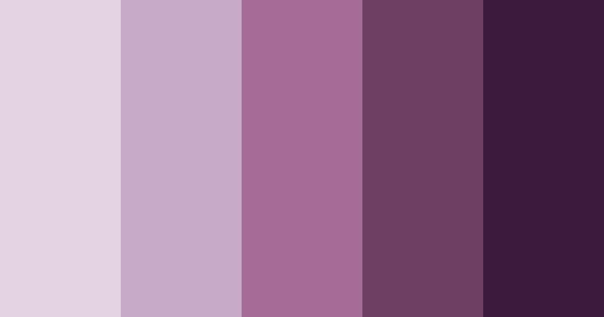 Download eggplant elegance color palette PNG image (landscape)