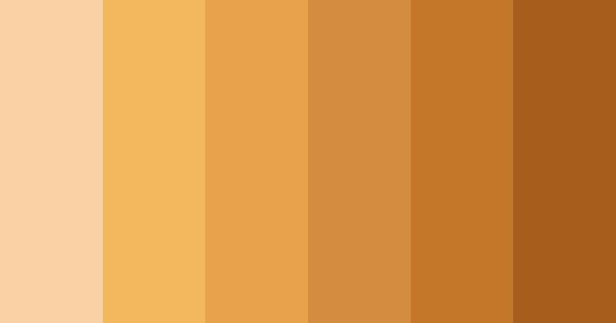 Download caramel delight color palette PNG image (landscape)